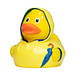 Schnabels® Bade-Ente mit Regenschirm und Friesennerz, bunt