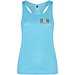 Schura Sport Top für Damen, türkis, S