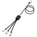 SCX.design C17 Easy to Use Ladekabel mit Leuchtlogo, blau