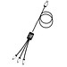 SCX.design C17 Easy to Use Ladekabel mit Leuchtlogo, schwarz