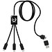 SCX.design C28 Erweitertes 5-in-1-Ladekabel, schwarz