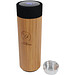 SCX.design D11 500 ml Smart Flasche  aus Bambus mit Leuchtlogo, holz