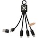 SCX.design C13 15W 5-in-1 Ladekabel, schwarz
