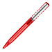 senator® Kugelschreiber New Spring, blaue Mine, transparent-rot 186