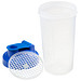 Shaker Protein, 0,6 l, teal/transluzent-grau