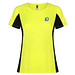 Shanghai Sport T-Shirt für Damen, Fluor Yellow / schwarz, L