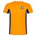 Shanghai Sport T-Shirt für Herren, Fluor Orange / schwarz, M