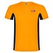 Shanghai Sport T-Shirt für Kinder, Fluor Orange / schwarz, 12