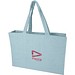 Siam GRS-recycelte Strandtragetasche aus Frottee 13 L, Cloud Blue