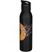Sky 650 ml RCS-zertifizierte, einwandige Trinkflasche aus recyceltem Edelstahl, schwarz