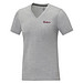 Somoto T-Shirt mit V-Ausschnitt für Damen, heather grau, L