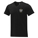 Somoto T-Shirt mit V-Ausschnitt für Herren, schwarz, XXL