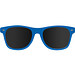 Sonnenbrille aus Kunststoff im Nerdlook, UV 400 Schutz, blau