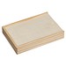 Spielkarten in Holzbox mit Würfel, beige