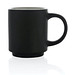 Stapelbare Keramiktasse, schwarz