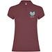 Star Poloshirt für Damen, Berry Red, M