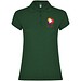 Star Poloshirt für Damen, dunkelgrün, XL