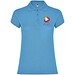 Star Poloshirt für Damen, türkis, L