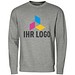 MALFINI Sweatshirt unisex Crew, 4XL, dunkelgrau melliert
