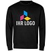MALFINI Sweatshirt unisex Crew, 4XL, schwarz