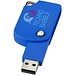 Swivel Square USB-Stick, blau, 16GB