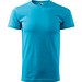 T-Shirt Herren Basic, 2XL, türkisblau