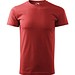 T-Shirt Herren Basic, 2XL, weinrot