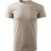T-Shirt Herren Basic, 4XL, eisgrau