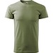 T-Shirt Herren Basic, 4XL, hellkhaki