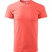 T-Shirt Herren Basic, 4XL, koralle