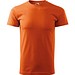 T-Shirt Herren Basic, 4XL, orange