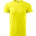 T-Shirt Herren Basic, 4XL, zitronengelb