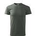 T-Shirt Herren Basic, S, dunkler schiefer