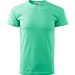 T-Shirt Herren Basic, S, minze