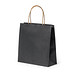 Papier Tragetasche Recycled klein, schwarz