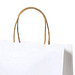 Papier Tragetasche Recycled klein, weiss