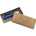 Taschenlampe aus Aluminium mit 9 LEDs, inkl. Batterien in einer Box, blau