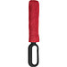 Taschenschirm aus Pongee mit Karabinergriff, rot