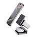 Terra faltbares 3-in-1 15W Charger aus RCS rec. Aluminium, grau