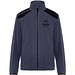 Terrano Mikrofleecejacke, unisex, blei/schwarz, L