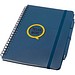 Thalaasa A5 Hardcover Notizbuch mit Kugelschreiber (schwarze Mine), Ozeanblau