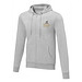 Theron Herren Kapuzenpullover mit Reißverschluss, heather grau, XL