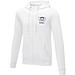 Theron Hoodie mit Reißverschluss für Herren, weiss, XL