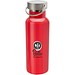 Thor 500 ml RCS-zertifizierte Trinkflasche aus Edelstahl, rot