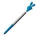Touch-Kugelschreiber Smile-Hand, blaue Mine, Hellblau