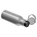 Trinkflasche aus recyceltem Aluminium , grau