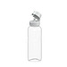 Trinkflasche Carve School, 700 ml, RENEW, transparent/weiss