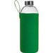 Trinkflasche mit Neoprensleeve 1,0 l, grün