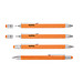 TROIKA® Construction-Pen, schwarze Mine, neon-orange