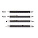 TROIKA® Construction-Pen, schwarze Mine, schwarz